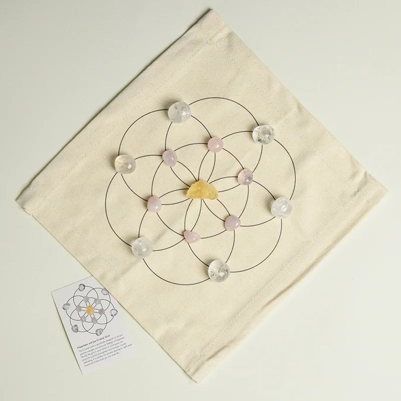 Crystal Grid Healing Set Fabric Combo