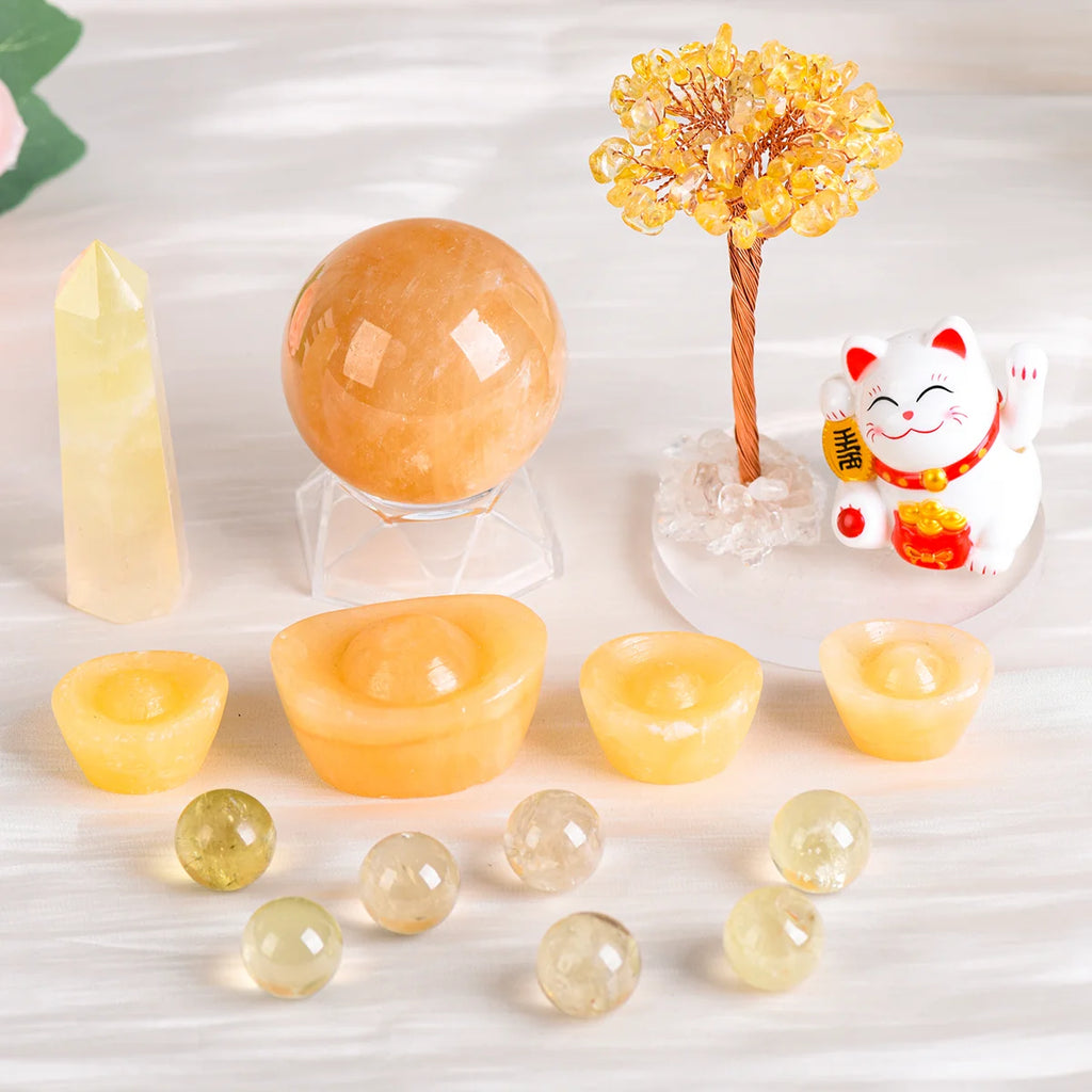 [Focus & Abundance] Citrine Energy Set