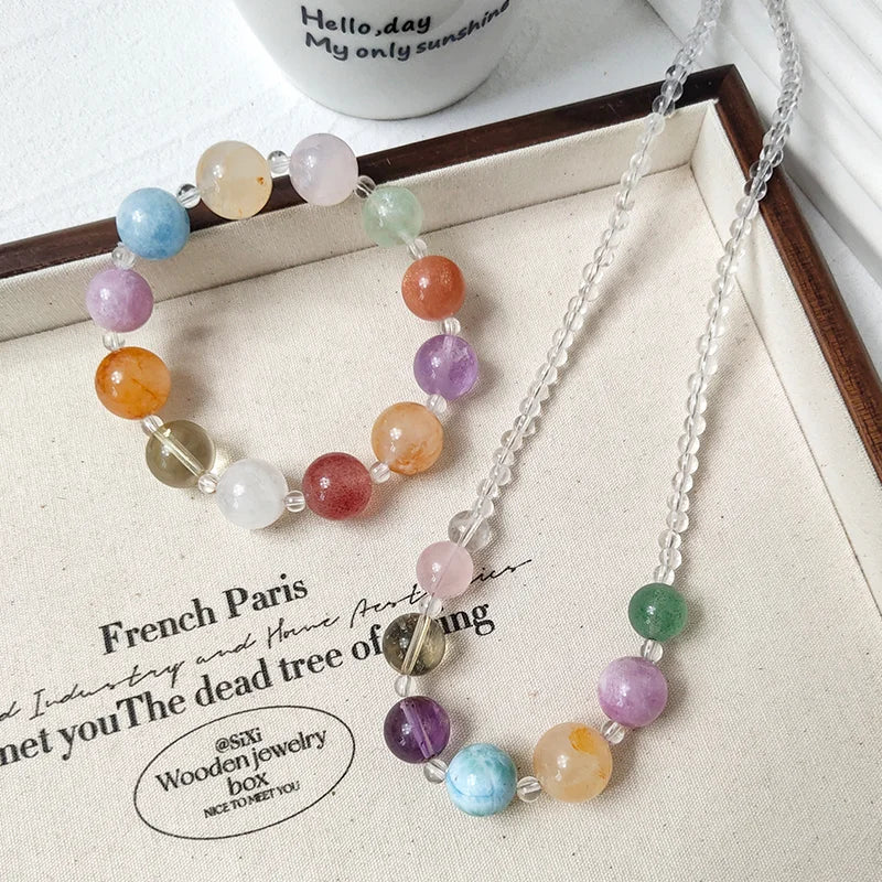 7-Color Harmony • Healing Crystal Necklace