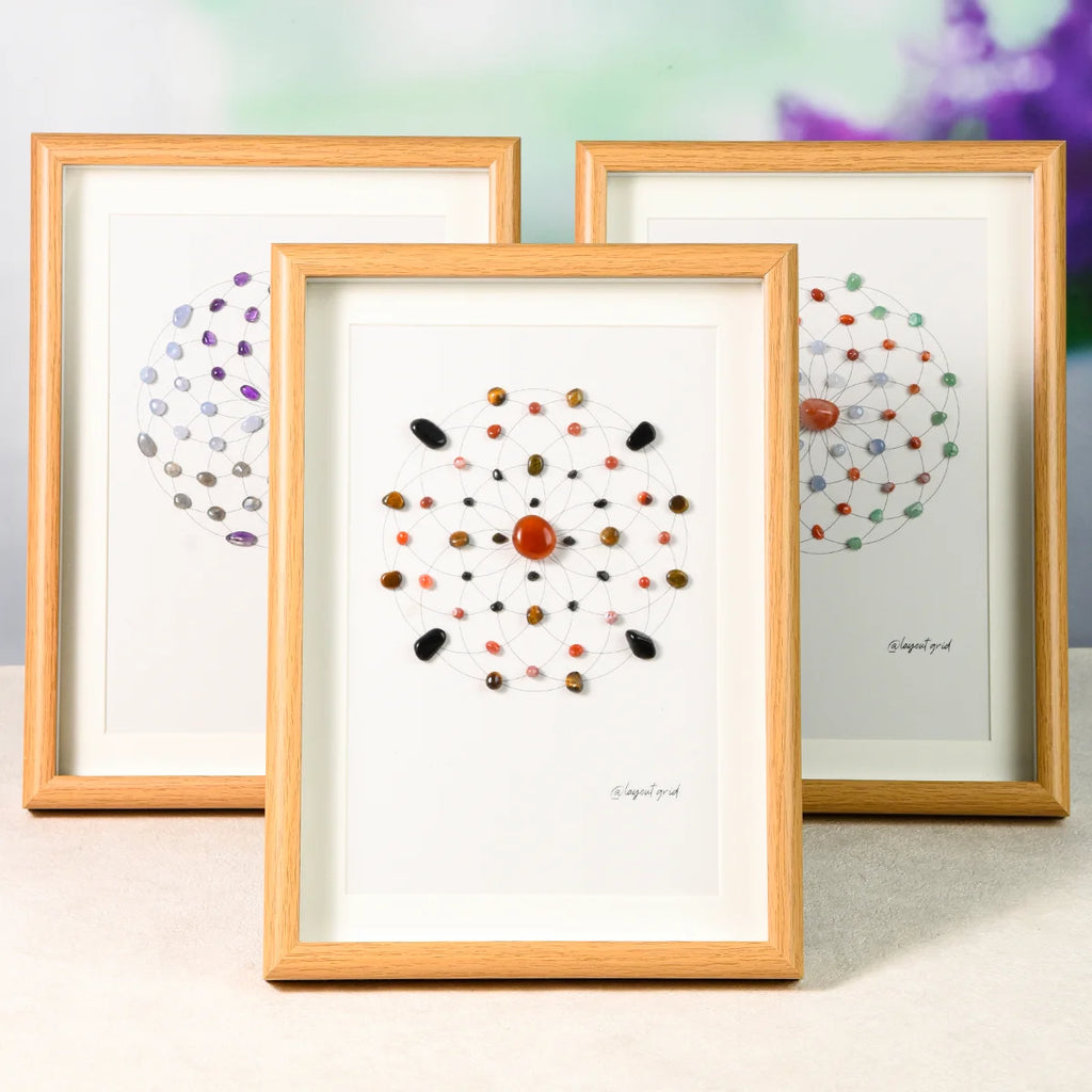 Healing Crystal Grid Frame