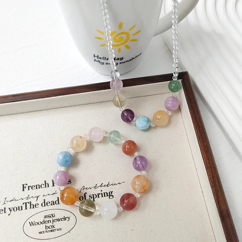 7-Color Harmony • Healing Crystal Necklace
