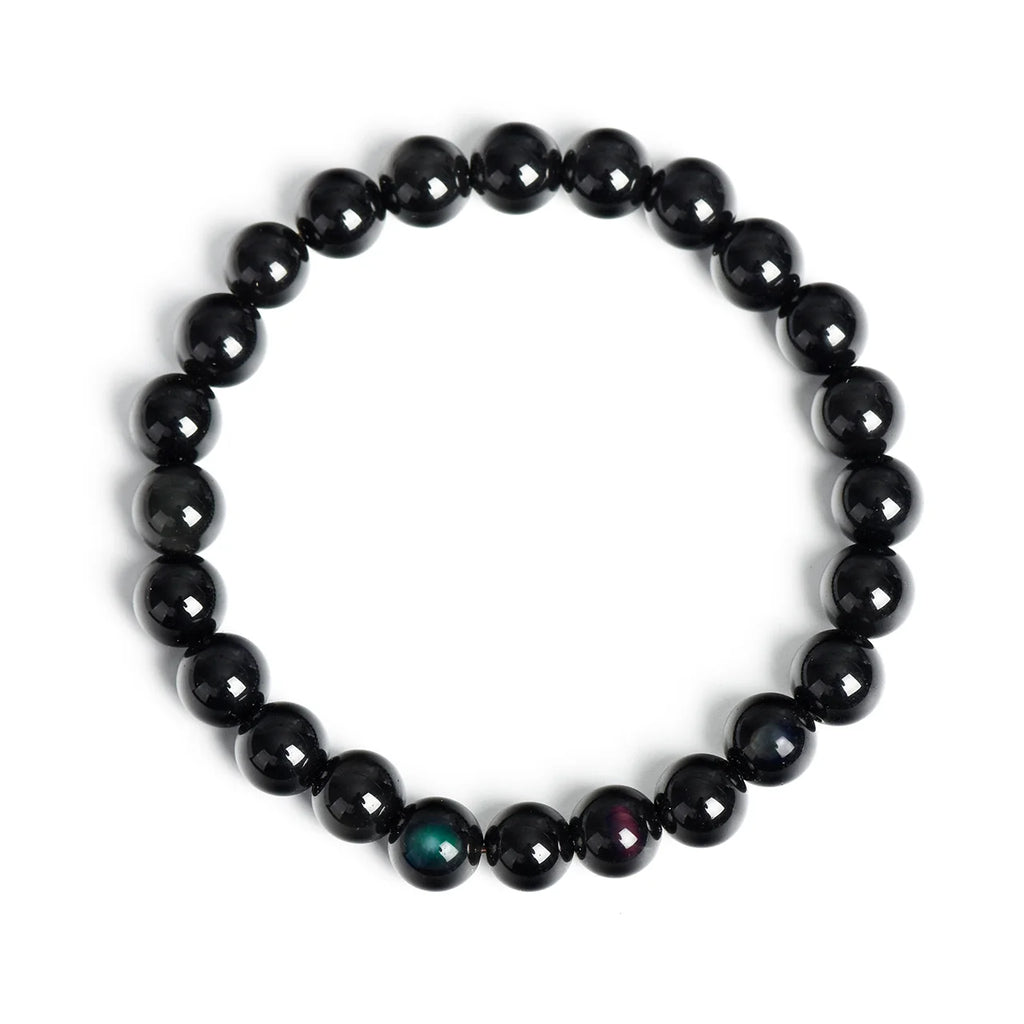 Colored Obsidian Bracelet
