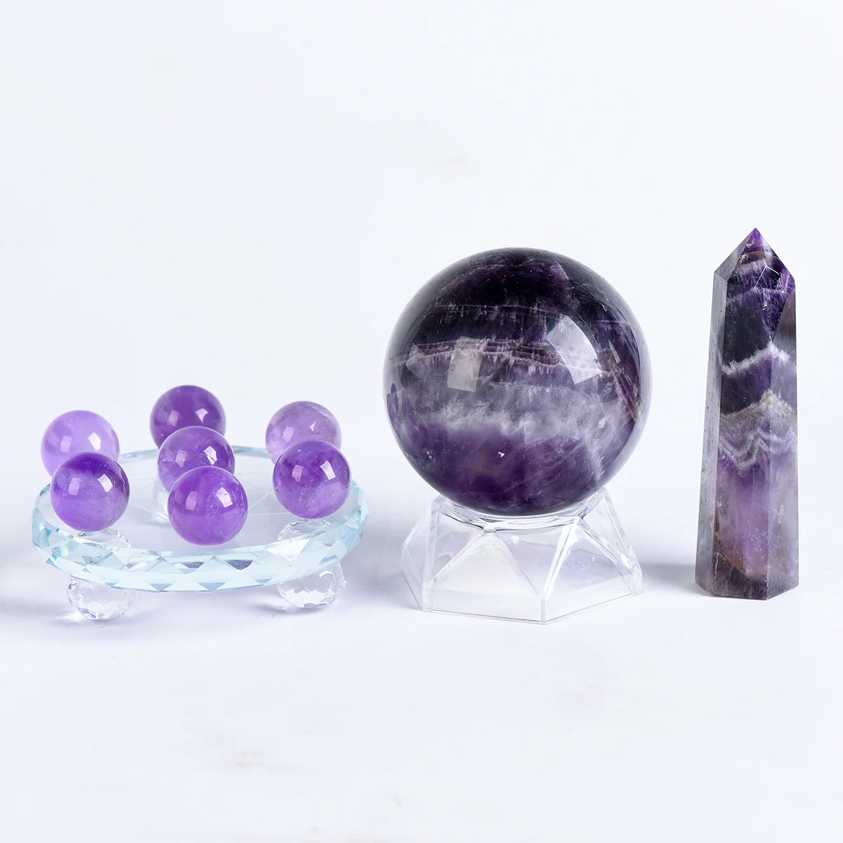 [Calm & Clarity] Amethyst Energy Set