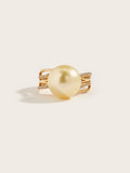 Aurora South Sea Golden Pearl Ring