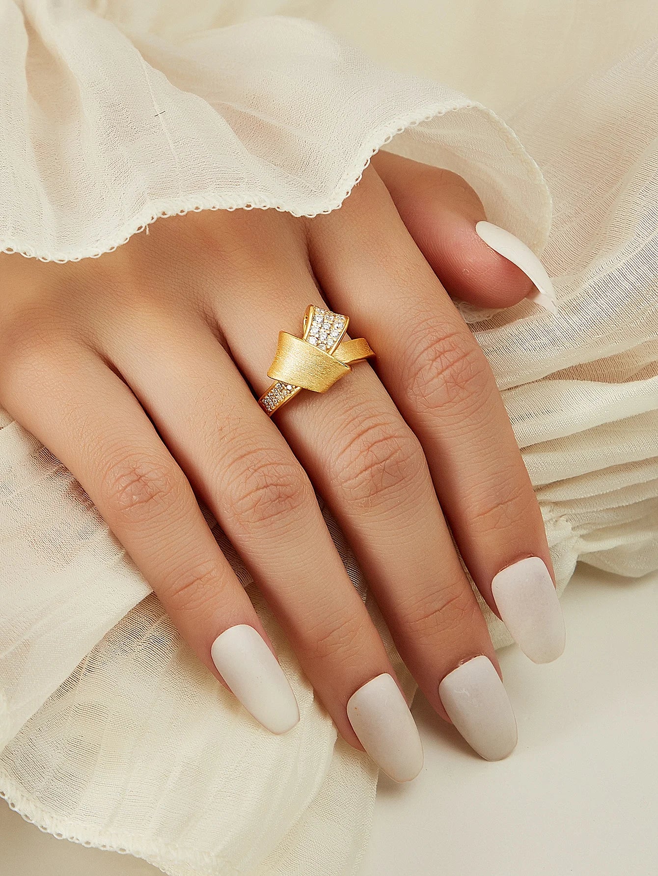 Satin Loop Ring
