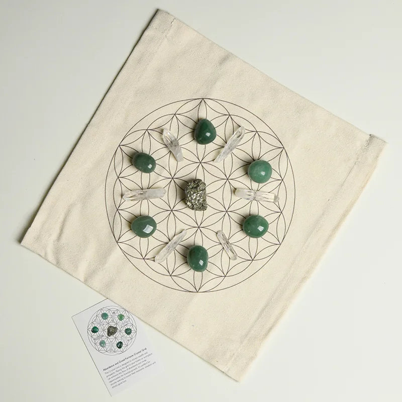 Crystal Grid Healing Set Fabric Combo