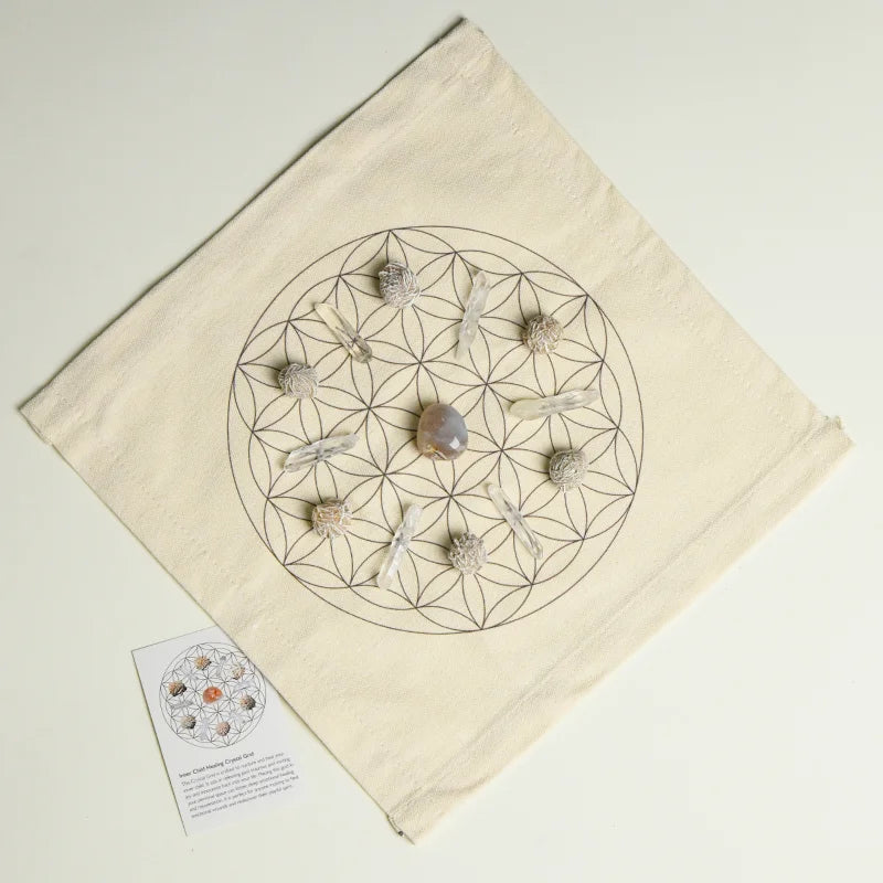 Crystal Grid Healing Set Fabric Combo