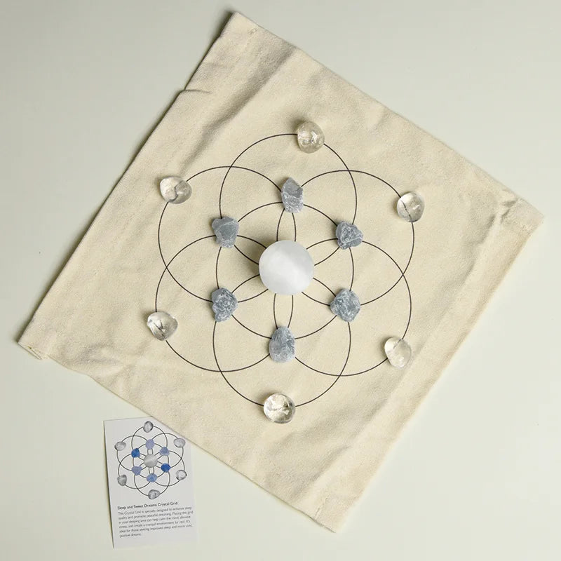 Crystal Grid Healing Set Fabric Combo