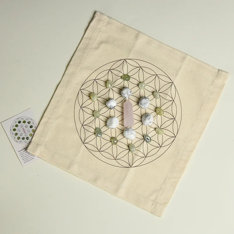 Crystal Grid Healing Set Fabric Combo