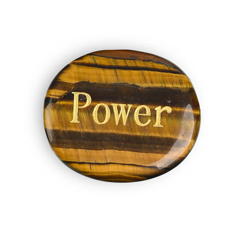 Engraved Palm Stone