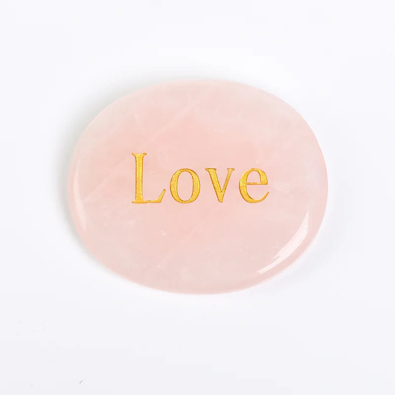 Engraved Palm Stone